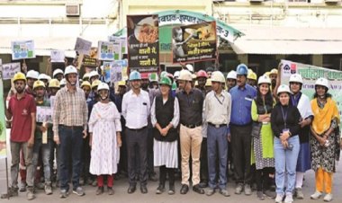 स्टील मेल्टिंग शॉप तीन में पर्यावरण जागरूकता अभियान