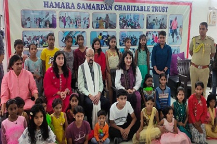 राज्यपाल ने हमारा समर्पण चैरिटेबल ट्रस्ट के कार्यों को सराहा