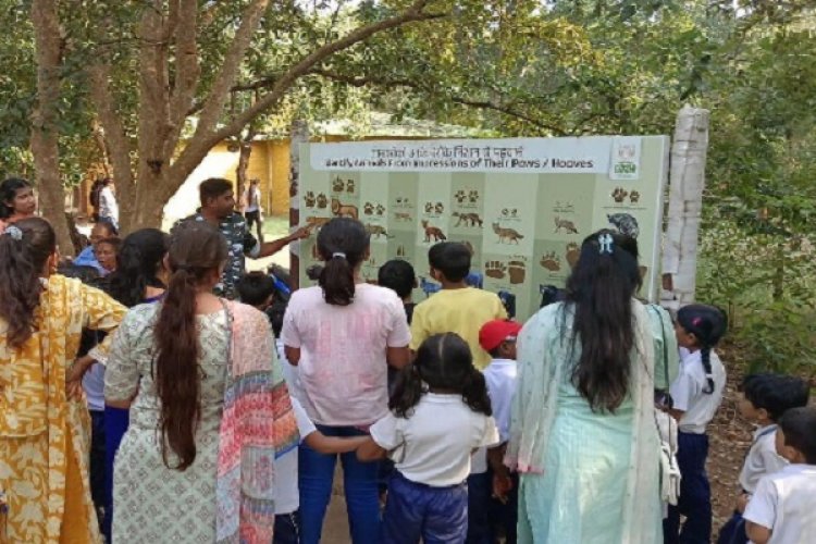 नंदनवन जंगल सफारी : प्रकृति दर्शन कार्यक्रम में 7000 से अधिक विद्यार्थियों ने लिया भाग