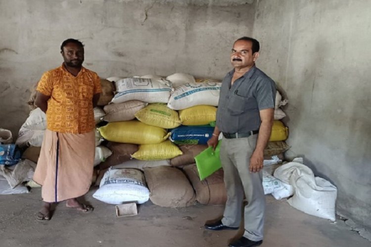 चंदन ट्रेडिंग सरिया एवं महिमा ट्रेडर्स भठली से 120 क्विंटल अवैध धान जप्त