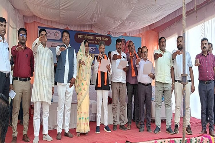 हमारा शौचालय हमारा सम्मान’ ग्राम किरकी में हुआ जिला स्तरीय शुभारंभ