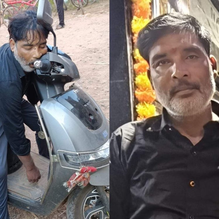 शिवपुरी में स्कूटी पर बैठे युवक की मौत:10 दिन पहले नशामुक्ति केंद्र से छूटकर आया था