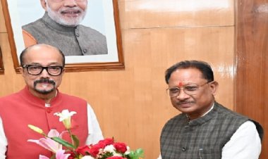 CM साय ने राज्यपाल डेका से की मुलाक़ात