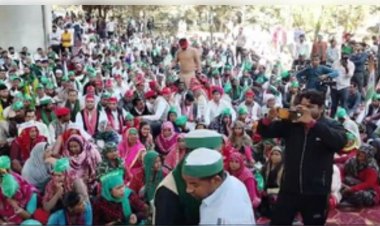 महापंचायत में लगातार बढ़ रही है भीड़, किसानों का आरोप- पुलिस पहुंचने नहीं दे रही है