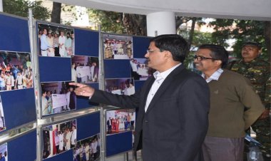 कलेक्टर ने किया विकास प्रदर्शनी का शुभारंभ