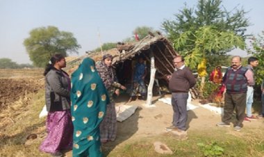 स्वच्छ भारत मिशन ग्रामीण के कार्यों का सीईओ अग्रवाल ने किया निरीक्षण