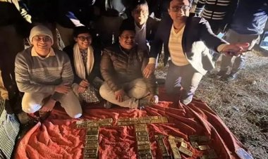 जंगल में मिला 55 किलो सोना और 15 करोड़ कैश...
