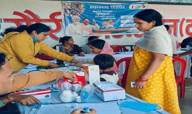 स्वास्थ्य शिविर में 120 से ज्यादा मरीजों को मिला निःशुल्क जांच का लाभ