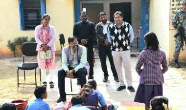 शिक्षा एवं स्वास्थ्य सुविधाओं का जायजा लेने कलेक्टर-सीईओ का सघन दौरा