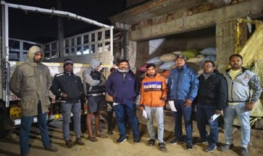 अवैध धान पर बड़ी कार्यवाही, 150 कट्टा धान सहित वाहन जब्त