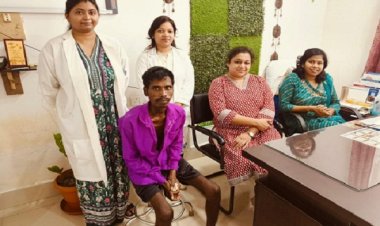 गले में स्वर यंत्र कैंसर से पीडि़त सुशील मुण्डा की ऑपरेशन के बाद लौटी आवाज