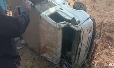 बालोद में पलटी स्कूल वैन, 1 बच्चे की मौत, 4 घायल...