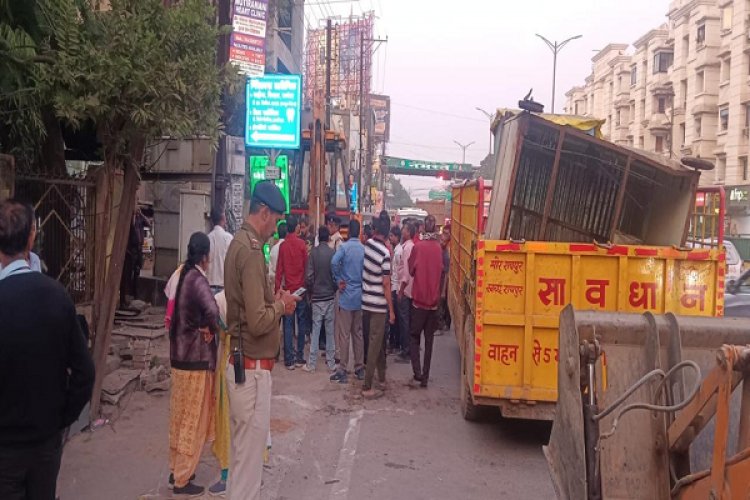 भारी वाहनों और अतिक्रमणकारियों पर पुलिस-निगम की ताबड़तोड़ कार्रवाई