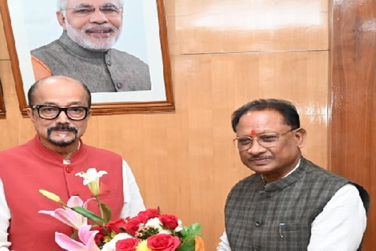 CM साय ने राज्यपाल डेका से की मुलाक़ात