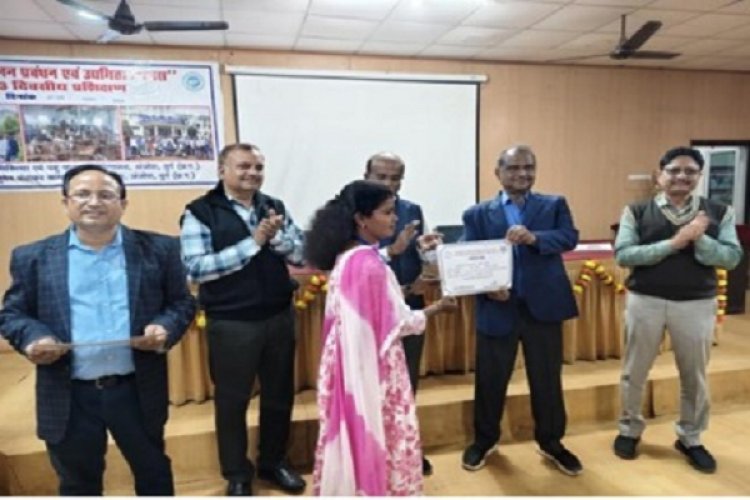 बकरीपालन प्रबंधन एवं उद्यमिता विकास तीन दिवसीय प्रशिक्षण सम्पन्न