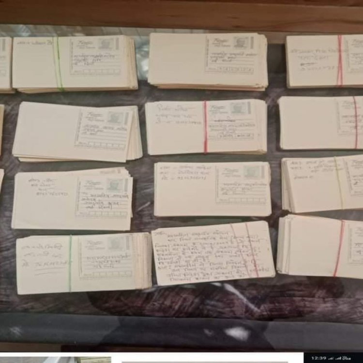 राष्ट्रपति को धार से भेजे जाएंगे 25 हजार पोस्ट कार्ड:सांस्कृतिक धरोहर रक्षा समिति ने कार्ड लिखवाने का अभियान शुरू किया