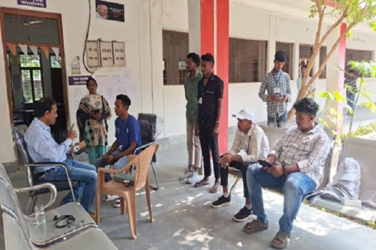 शासकीय नवीन महाविद्यालय कोंटा में आयुष विभाग ने लगाया स्वास्थ्य शिविर