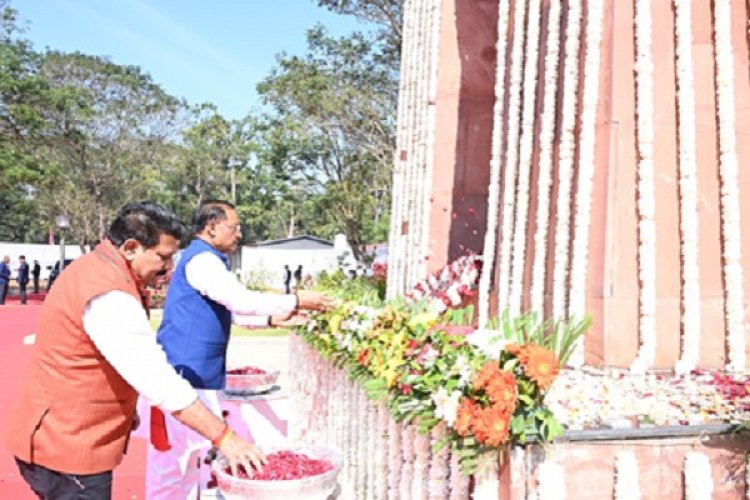 मुख्यमंत्री ने शहीद जवानों के शहादत को किया नमन