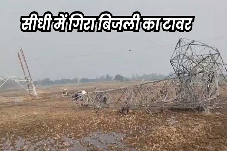 मध्य प्रदेश के सीधी में बिजली टावर गिरने से 3 लोगों की मौत, 7 लोग गंभीर रूप से घायल