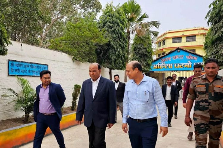 नए जज ने किया सेंट्रल जेल का औचक निरिक्षण
