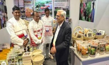 जशपुर काजू जीरा फूल चावल और जशप्योर के उत्पादों की दिल्ली में लगाई गई प्रदर्शनी