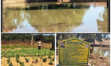 अर्दन चेक डेम निर्माण से ग्रामीणों को सिंचाई और खेती में राहत