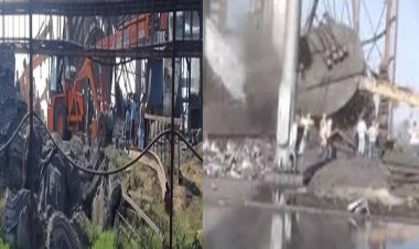 निर्माणाधीन फैक्ट्री की चिमनी गिरने से 6 की मौत, 25 से ज्यादा मजदूर दबे