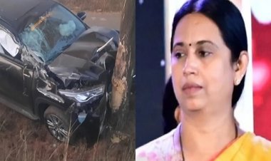 कर्नाटक की मंत्री लक्ष्मी हेब्बालकर की कार का हुआ एक्सीडेंट
