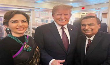 मुकेश और नीता अंबानी ने डोनाल्ड ट्रंप से की मुलाकात