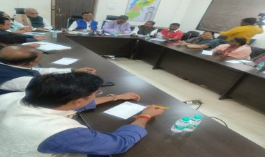 राजीव भवन में बनी पंचायत-निकाय चुनाव के लिए रणनीति...