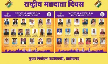 राष्ट्रीय मतदाता दिवस : उत्कृष्ट कार्य करने वाले अधिकारी-कर्मचारी होंगे सम्मानित