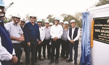 100 टन क्षमता वाले नए रोड वेब्रिज का कार्यपालक निदेशक प्रभारी ने किया उद्घाटन