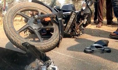 सड़क दुर्घटना में प्रधान आरक्षक की मौत