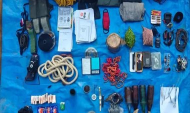 चट्टानों से नक्सलियों का विस्फोटक सामान जब्त, फोर्स को मिली कामयाबी