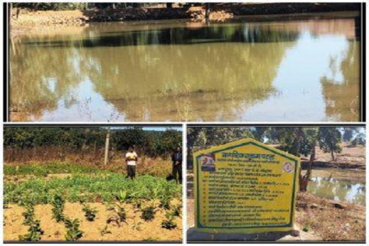 अर्दन चेक डेम निर्माण से ग्रामीणों को सिंचाई और खेती में राहत