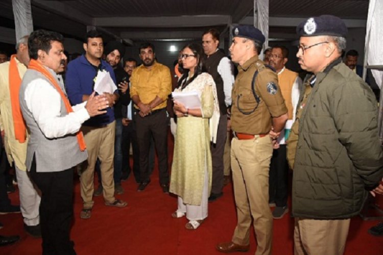 प्रभारी मंत्री विजय शर्मा ने तैयारी का लिया जायजा