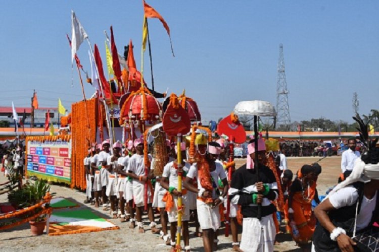 झांकियों में वन विभाग को प्रथम और शिक्षा एवं आदिवासी विभाग को मिला द्वितीय, तृतीय स्थान