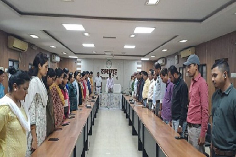 जिला पंचायत में मनाया गया शहीद दिवस