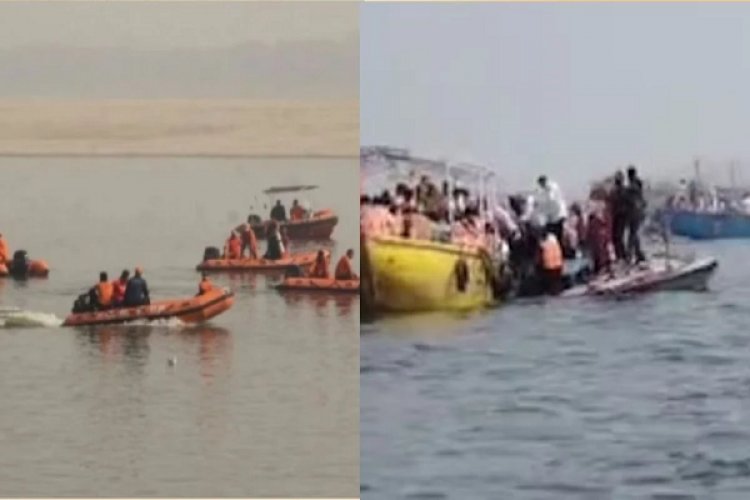 महाकुंभ में हादसे के बाद UP में पलटी नाव, उड़ीसा के 60 लोग थे सवार