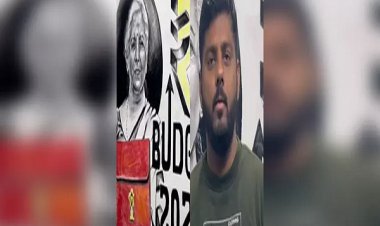 चित्रकार ने कोयले से दीवार पर बनाया वित्त मंत्री निर्मला सीतारमण का चित्र