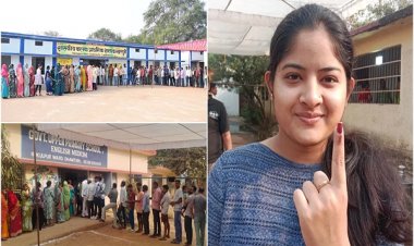 धमतरी में हार्ट अटैक से मतदाता की मौत, सभी निकायों में मतदान के लिए उमड़ी भीड़