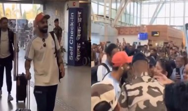 कोहली को देख क्रेजी हुई फीमेल फैन, क्रिकेटर ने कर दी इच्छा पूरी