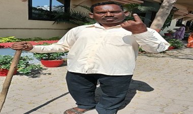 लकवाग्रस्त होने के बावजूद अशोक केरकेट्टा ने डाला वोट