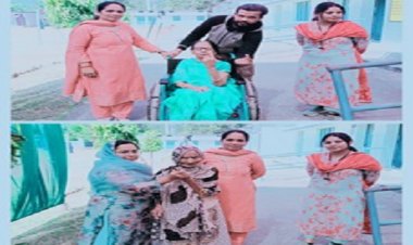 नगरीय निकाय चुनाव में 100 वर्ष की कलावती और 104 वर्ष की सकीना ने किया मतदान