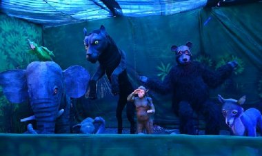 बच्चों के बीच आकर्षण का केन्द्र बना- मोंगली और बघीरा