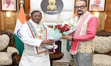 राज्यपाल डेका ने असम के राज्यपाल आचार्य से की भेंट