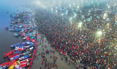 महाकुंभ 2025: संगम के सभी रास्तों पर 10 KM तक आस्था का जनसैलाब