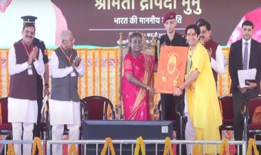 राष्ट्रपति द्रोपदी मुर्मु पहुंचीं बागेश्वर धाम, 251 बेटियों के विवाह समारोह में हो रहीं शामिल