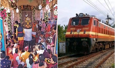 रुद्राक्ष महोत्सव के दौरान ट्रेनों में भारी भीड़, वेटिंग लिस्ट 100 के पार