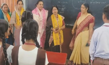 सरस्वती शिशु मंदिर विद्यालय के सम्मान कार्यक्रम में पहुँची महापौर